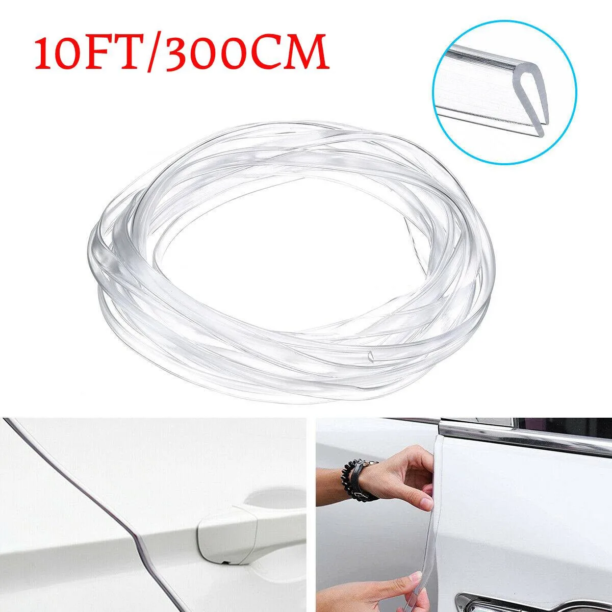 Car Door Edge Trim 10ft U Channel Design Fits Easily For Any Door Edge Door Edge Protection, Resisting Bumps, Knocks, Scratches
Car Door Edge Trim 10ft U Channel Design Fits Easily For Any Door Edge Door Edge Protection, Resisting Bumps, Knocks, Scratches