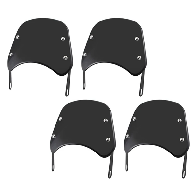 4Pcs 5-7 Inch Motorcycle Headlight Windshield Wind Deflector Windscreen Universal For Honda Yamaha Kawasaki Suzuki
4Pcs 5-7 Inch Motorcycle Headlight Windshield Wind Deflector Windscreen Universal For Honda Yamaha Kawasaki Suzuki