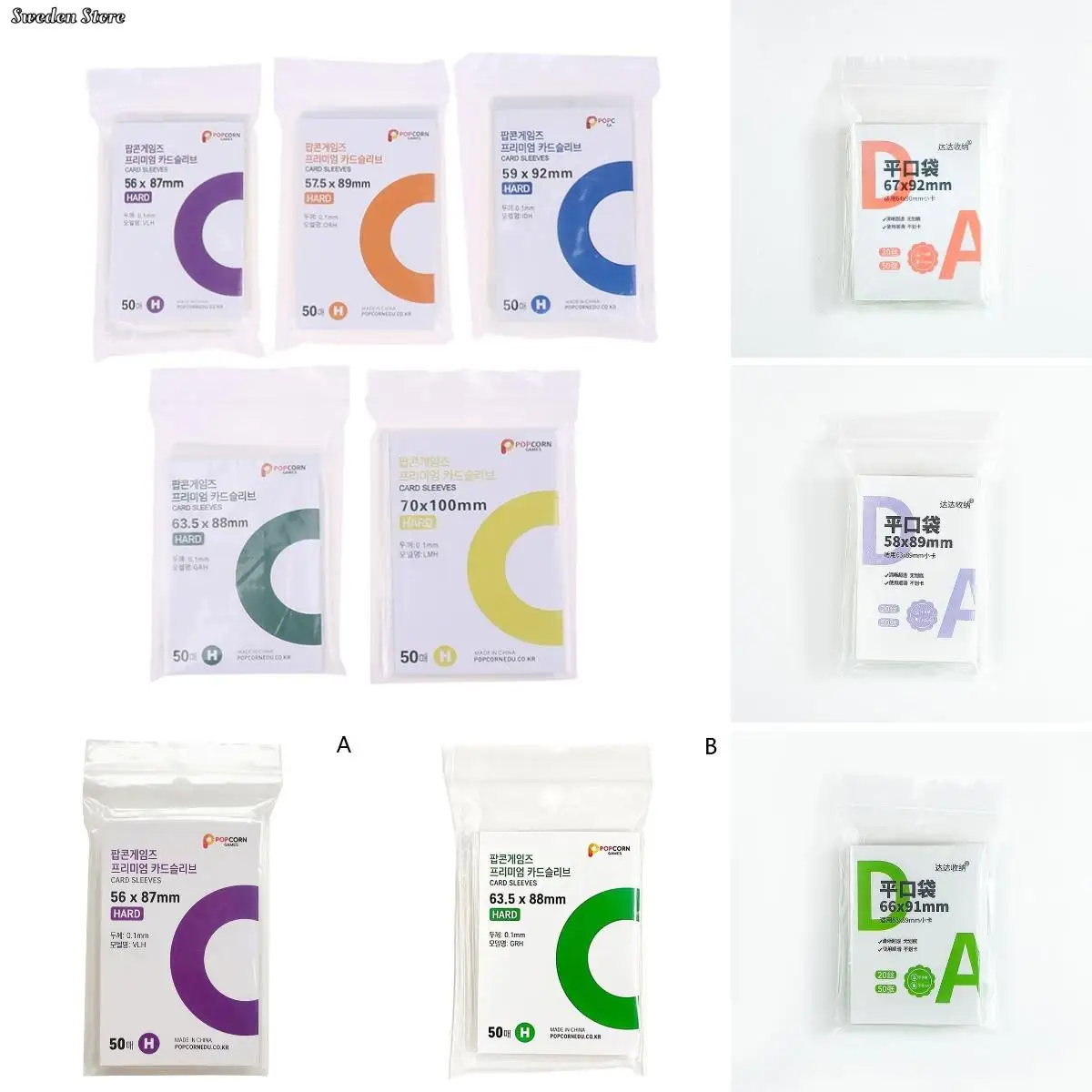 50pcs Original Korea Card Sleeves Clear Acid free-No CPP HARD Photocard Holographic Protector Film Album Binder
50pcs Original Korea Card Sleeves Clear Acid free-No CPP HARD Photocard Holographic Protector Film Album Binder