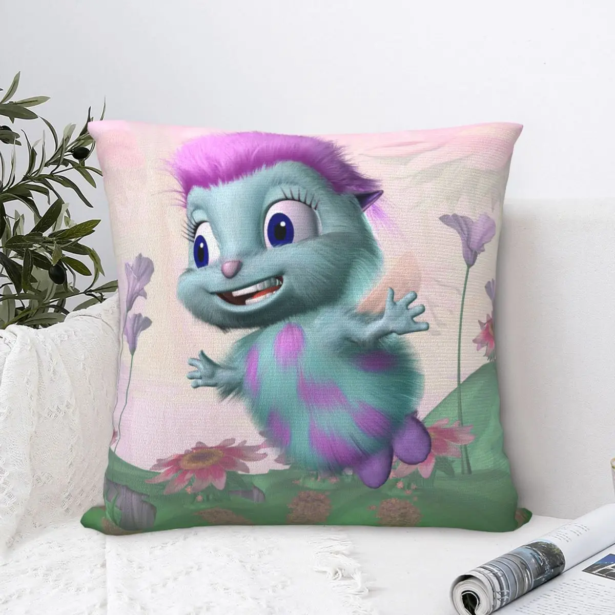 Cute Pillowcase Bibble A Cartoon Character Backpack Cushion For Bedroom DIY Printed Office Throw Pillow Case Decorative
Cute Pillowcase Bibble A Cartoon Character Backpack Cushion For Bedroom DIY Printed Office Throw Pillow Case Decorative