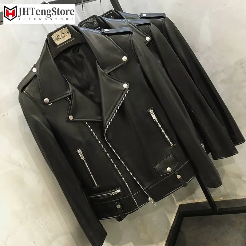 2022 new Locomotive Retro with Belt Riding Spring Men's Jacket Long-sleeved Lapel Padded Black Zip Chic Male Coat Tops Q04
2022 new Locomotive Retro with Belt Riding Spring Men's Jacket Long-sleeved Lapel Padded Black Zip Chic Male Coat Tops Q04