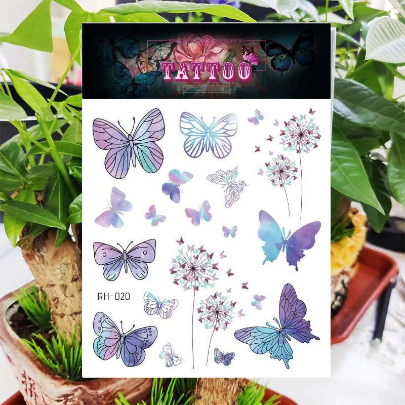 Temporary Tattoo Sticker Beautiful Butterfly Flowers Waterproof Tatoo Sticker Body Art Painting Arm Legs Fake Tattoos for Child
Temporary Tattoo Sticker Beautiful Butterfly Flowers Waterproof Tatoo Sticker Body Art Painting Arm Legs Fake Tattoos for Child