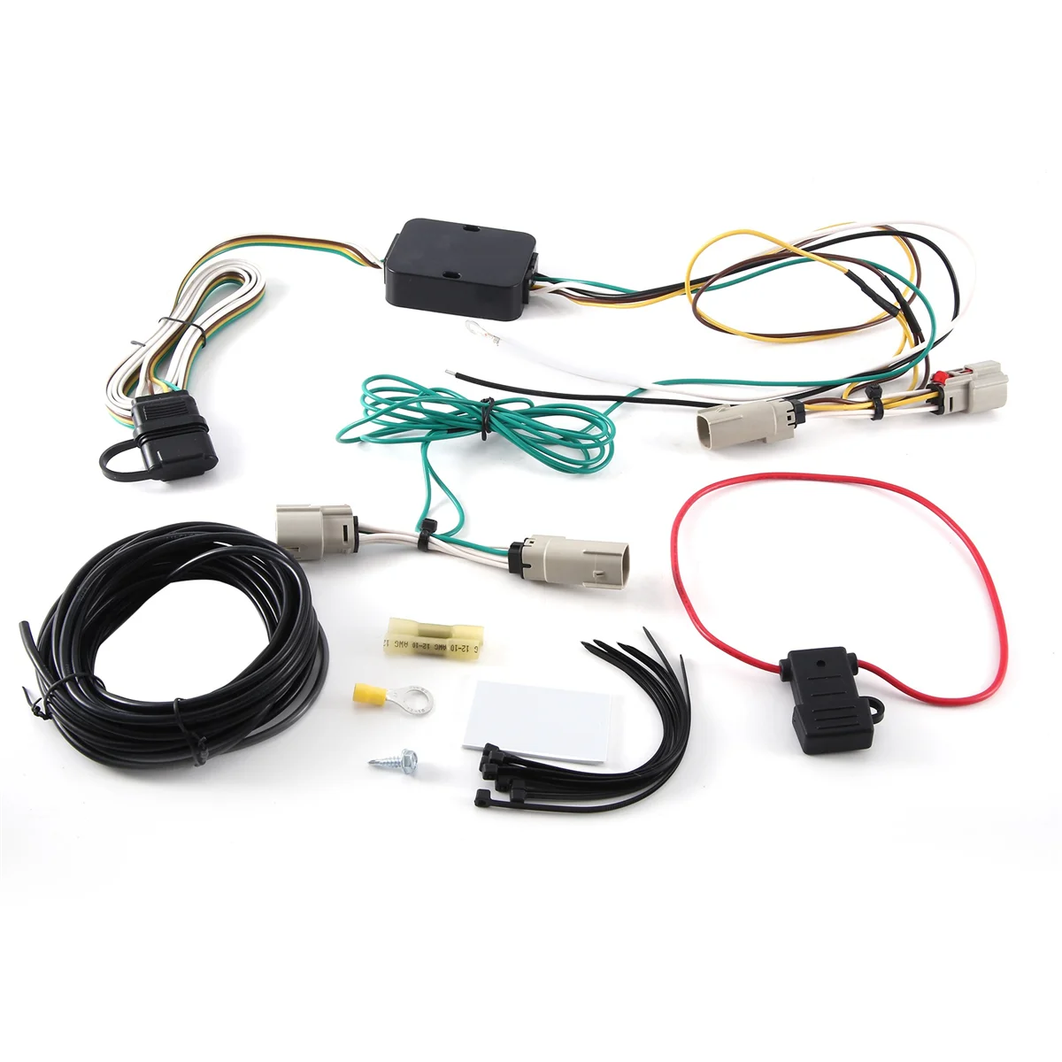 4 Way Trailer Wiring Harness Connector Plug 56471 118867 for Ford Bronco W/O LED Taillights 2021-2023
4 Way Trailer Wiring Harness Connector Plug 56471 118867 for Ford Bronco W/O LED Taillights 2021-2023