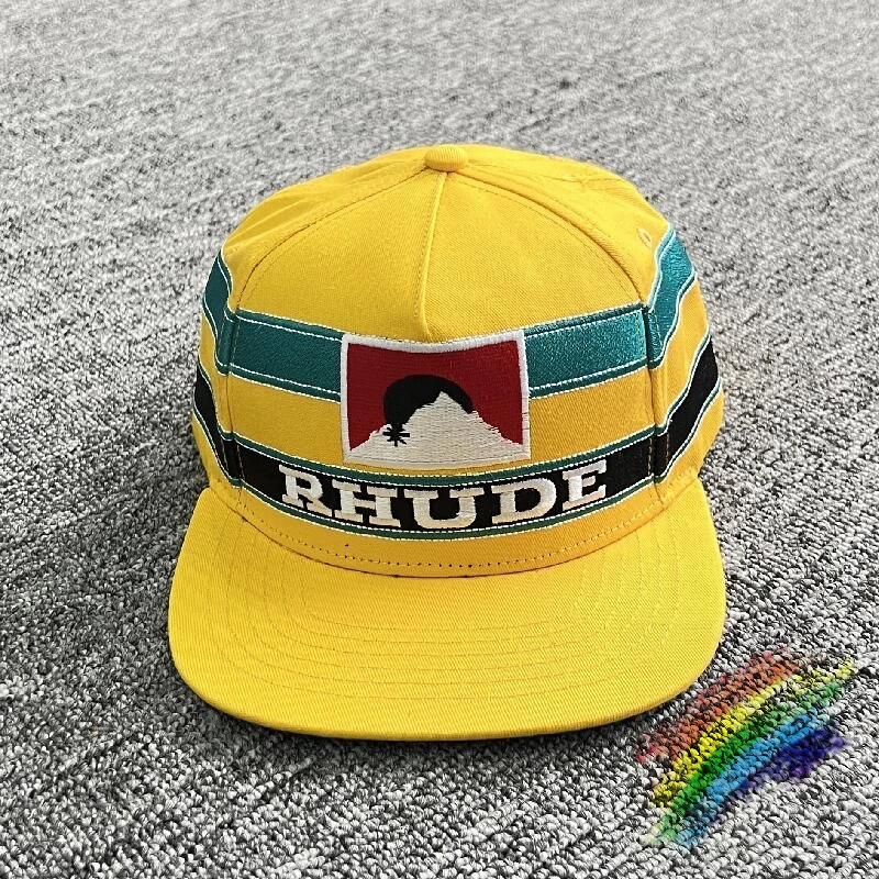 2023ss Yellow RHUDE Racing Cap Men Women 1:1 Top Quality Mountain Logo Rhude Cap Heavyweight Canvas Sunset Baseball Hats for men
2023ss Yellow RHUDE Racing Cap Men Women 1:1 Top Quality Mountain Logo Rhude Cap Heavyweight Canvas Sunset Baseball Hats for men