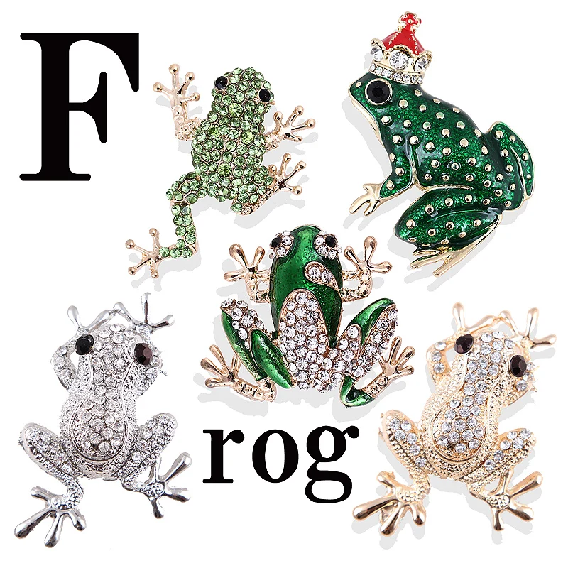 2022 New Rhinestone Frog Brooch Vivid Animal Pin Design Alloy Green Jewelry Gifts For Men And Women
2022 New Rhinestone Frog Brooch Vivid Animal Pin Design Alloy Green Jewelry Gifts For Men And Women