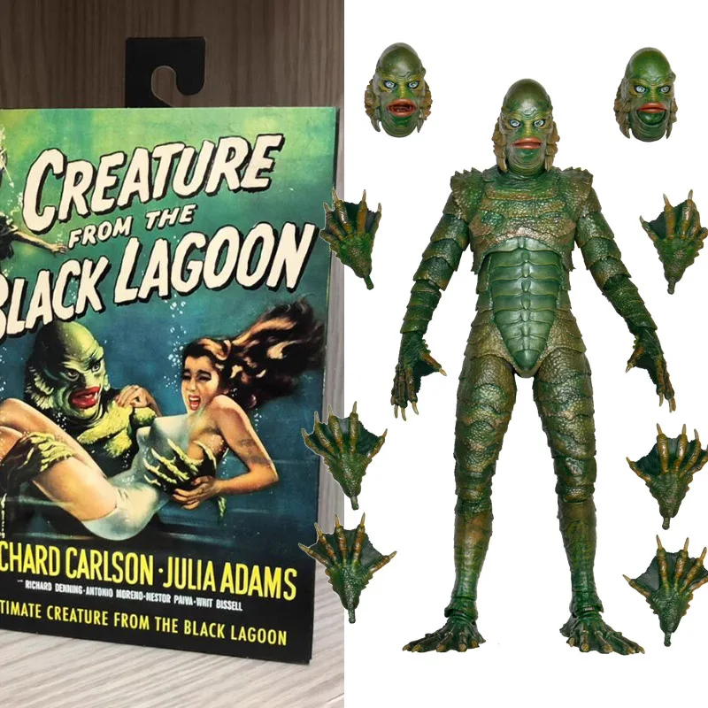 

Original NECA 04822 Action Figure Creature From The Black Lagoon Horror Film Figurine Model Toy Halloween Gift Movable Statue