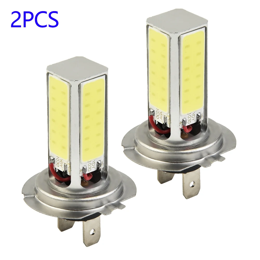 2pcs Auto Driving Running Lamps H7 COB LED Headlight Bulbs Kit High Low Beam Super Bright 6000K White Led Lights For Vehicles
2pcs Auto Driving Running Lamps H7 COB LED Headlight Bulbs Kit High Low Beam Super Bright 6000K White Led Lights For Vehicles