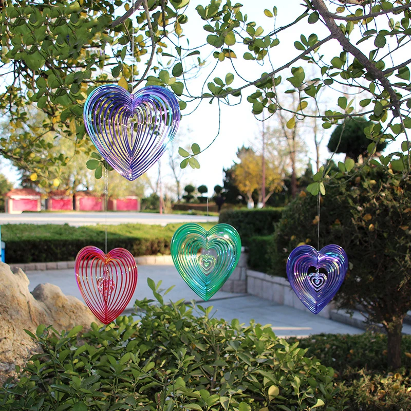 Heart Wind Spinner Yard Art Beating Wind Spinner Balcony Garden Ornament Dream Catcher Bird Control Reflective Scare Tape
Heart Wind Spinner Yard Art Beating Wind Spinner Balcony Garden Ornament Dream Catcher Bird Control Reflective Scare Tape