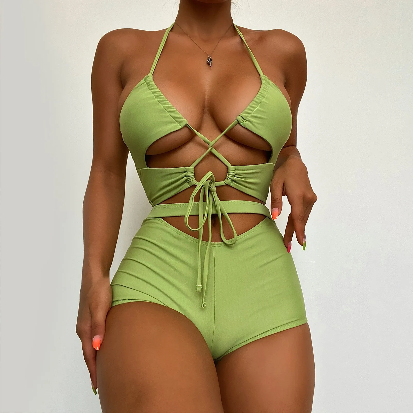 2022 Women Swimsuit Sexy Bikini Solid Sport Swimwear Bra Bikini Set Two Piece V neck Brazilian Female Biquini Swim Suits Girl's
2022 Women Swimsuit Sexy Bikini Solid Sport Swimwear Bra Bikini Set Two Piece V neck Brazilian Female Biquini Swim Suits Girl's
