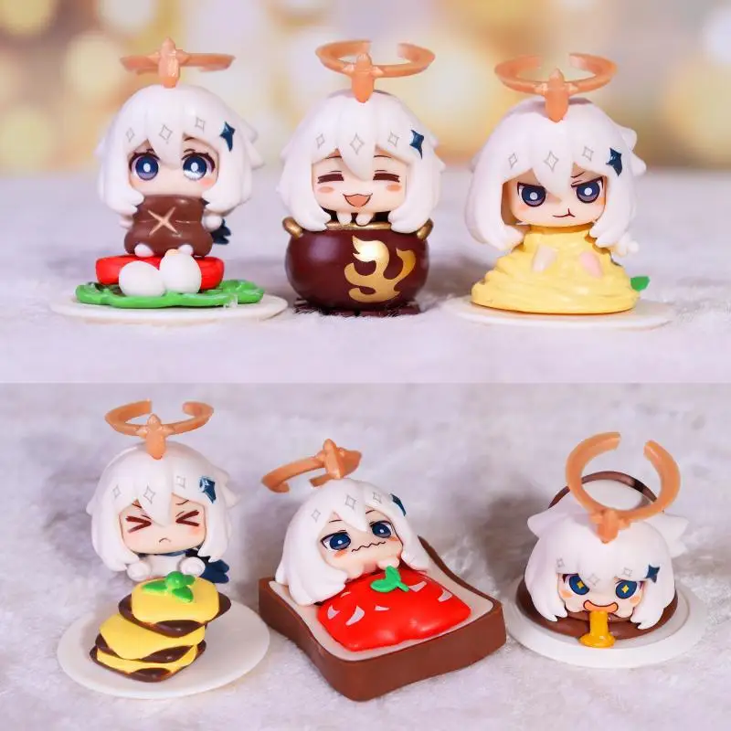 5CM Genshin Impact Action Figure Mistery Box Paimon Kawaii Anime Figure Mysterious Box Food Series Dolls Toys for Boys Girl Gift
5CM Genshin Impact Action Figure Mistery Box Paimon Kawaii Anime Figure Mysterious Box Food Series Dolls Toys for Boys Girl Gift