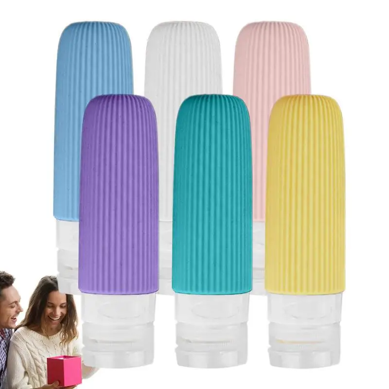 Silicone Travel Bottles For Toiletries 6pcs Silicone Toiletry Bottles Soft Leakproof Food Grade Lotion Bottle Bathroom Products
Silicone Travel Bottles For Toiletries 6pcs Silicone Toiletry Bottles Soft Leakproof Food Grade Lotion Bottle Bathroom Products