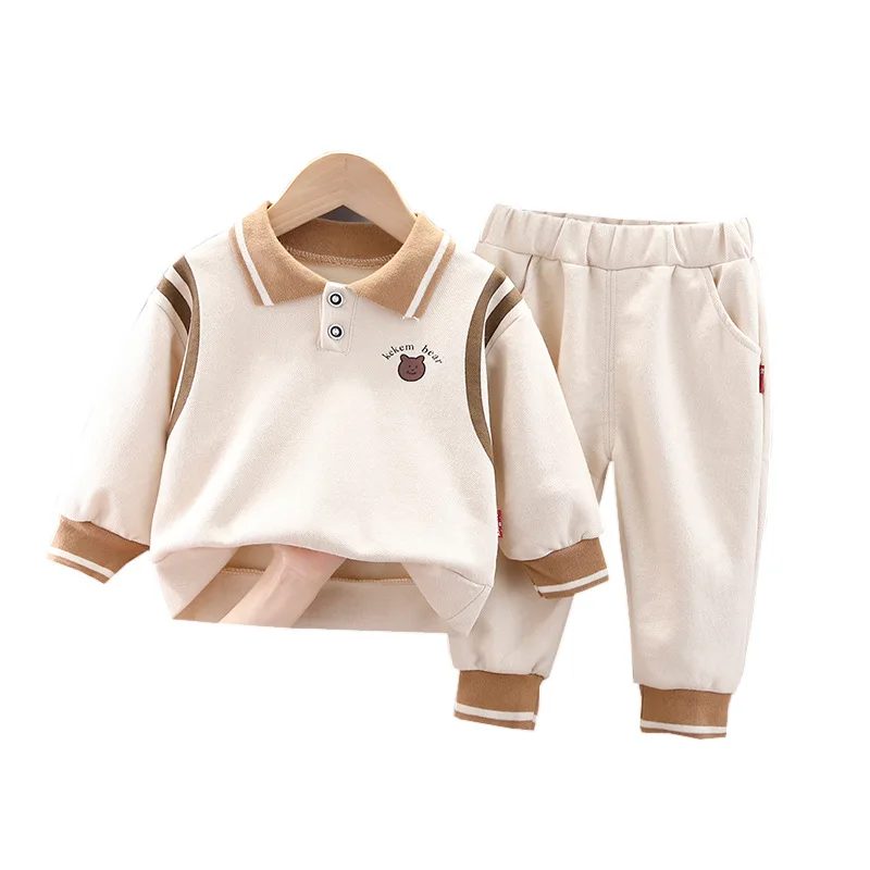 Children's Set Spring and Autumn New Children's Polo Sweater Sport Set for Boys and Girls 0-5 Ages
Children's Set Spring and Autumn New Children's Polo Sweater Sport Set for Boys and Girls 0-5 Ages