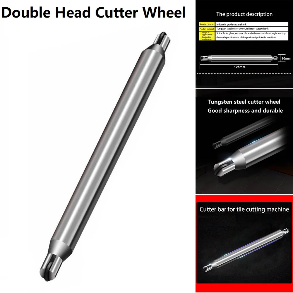 

Silver Tungsten Steel Tile Cutter Replacement Wheel Cutter Bar Double Head Porcelain Scoring For Tile Cutters Hand Cutting Tools