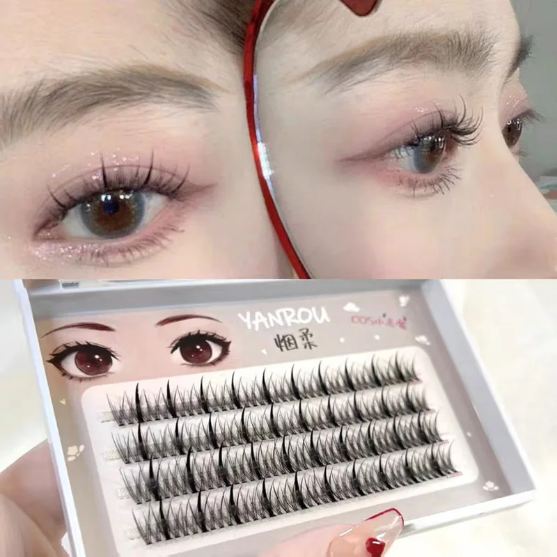 Fishtail A-type Mixed Hair Four Rows Natural Simulation Individual False Eyelashes Segmented Cluster Grafting Eyelash Extension
Fishtail A-type Mixed Hair Four Rows Natural Simulation Individual False Eyelashes Segmented Cluster Grafting Eyelash Extension