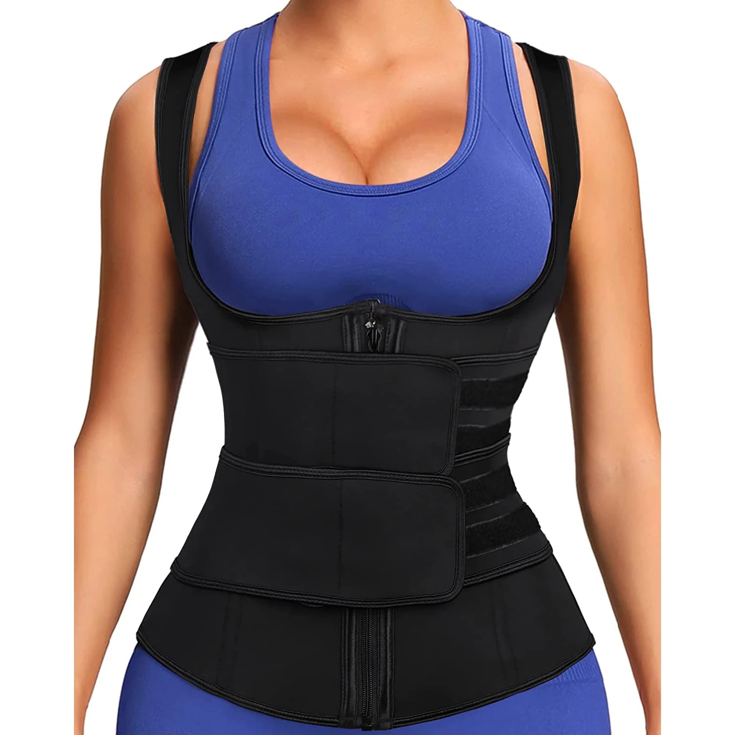 Sauna Sweat Shapewear Women Vest Shaper Neoprene Waist Trainer Corset Modeling Strap Slimming Belly Sheath Sports Double Belt
Sauna Sweat Shapewear Women Vest Shaper Neoprene Waist Trainer Corset Modeling Strap Slimming Belly Sheath Sports Double Belt