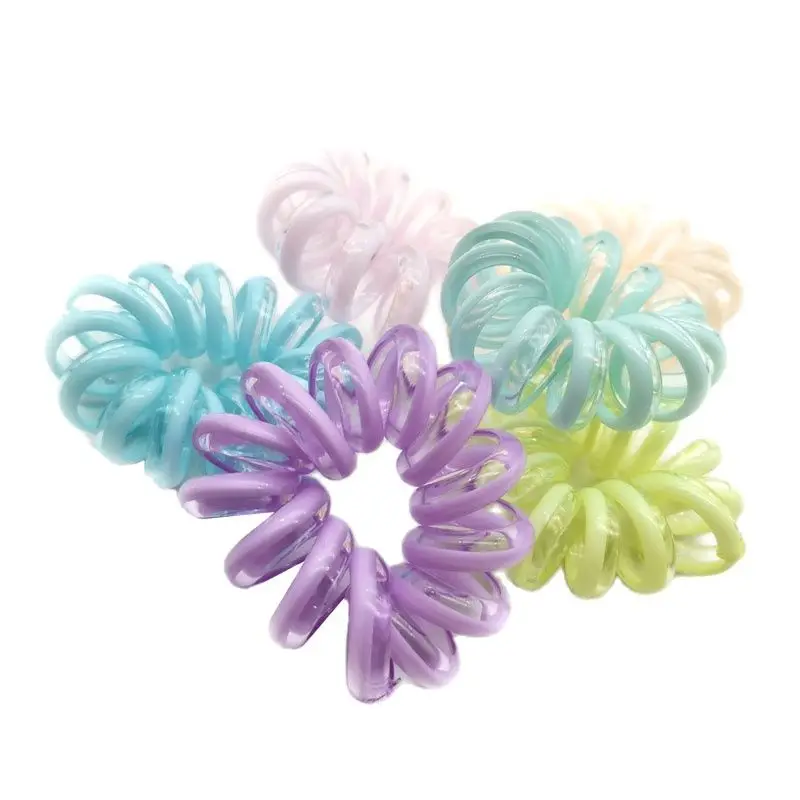 5Pcs Transparent Elastic Hair Bands Ponytail Holder Ties Gum Rubber Telephone Wire Rope
5Pcs Transparent Elastic Hair Bands Ponytail Holder Ties Gum Rubber Telephone Wire Rope