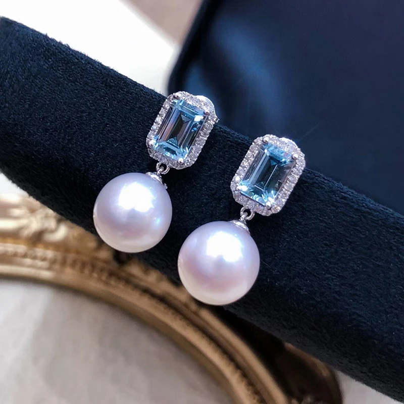 2022 New Hot 925 Sterling Silver Jewelry For Women Crystal Blue Dangle Earrings Pearl Zircon Design Luxury Brand Pearls
2022 New Hot 925 Sterling Silver Jewelry For Women Crystal Blue Dangle Earrings Pearl Zircon Design Luxury Brand Pearls