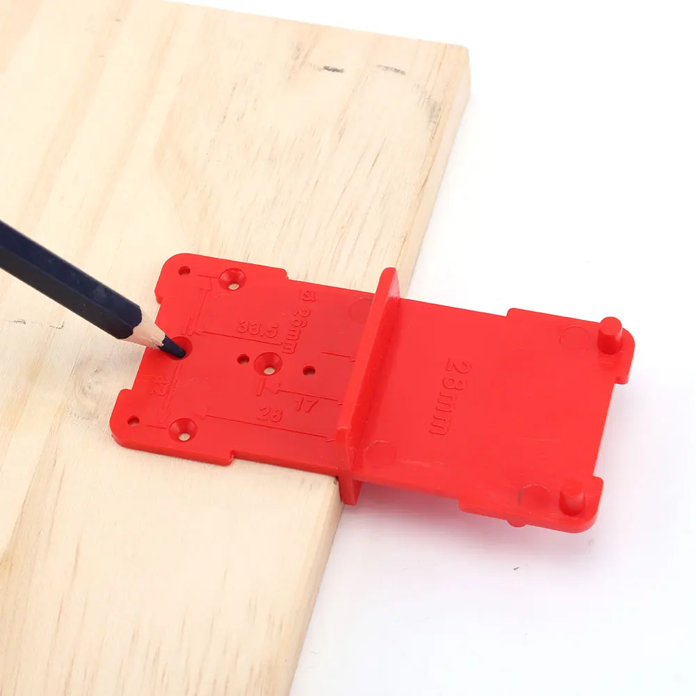 26mm 35mm Hinge Hole Drilling Guide Positioning Ruler Hole Opener Locator for Door Cabinets Carpenter Woodworking Tools
26mm 35mm Hinge Hole Drilling Guide Positioning Ruler Hole Opener Locator for Door Cabinets Carpenter Woodworking Tools