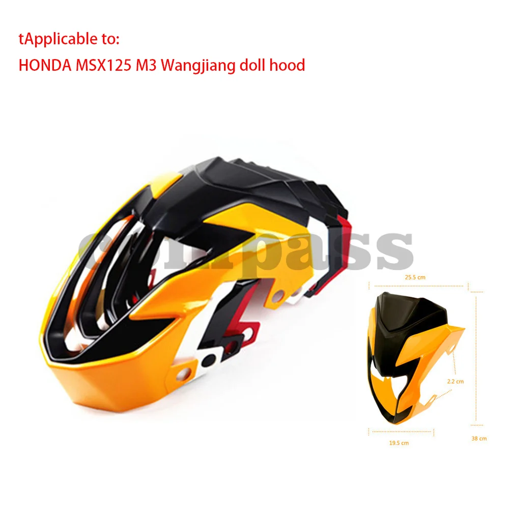 Applicable HONDA MSX125 Motorcycle Windshield Cover M3 Front and River Looking Big Doll Ranger Deflector
Applicable HONDA MSX125 Motorcycle Windshield Cover M3 Front and River Looking Big Doll Ranger Deflector