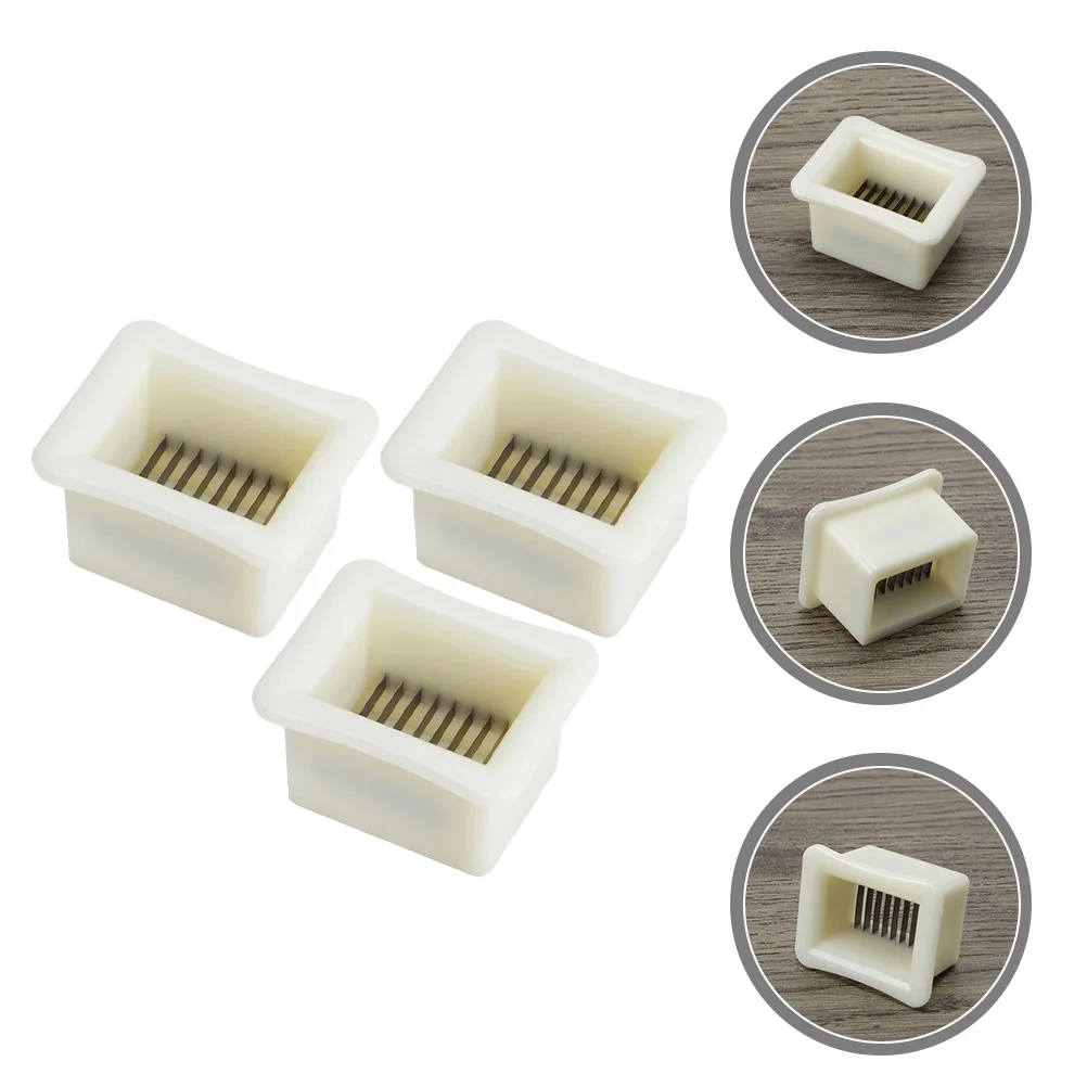3 Pcs Stainless Steel Carob Cut Kitchen Supply Food Grater Green Bean Shred Tool Vegetables Shredding Shredder Gadget
3 Pcs Stainless Steel Carob Cut Kitchen Supply Food Grater Green Bean Shred Tool Vegetables Shredding Shredder Gadget