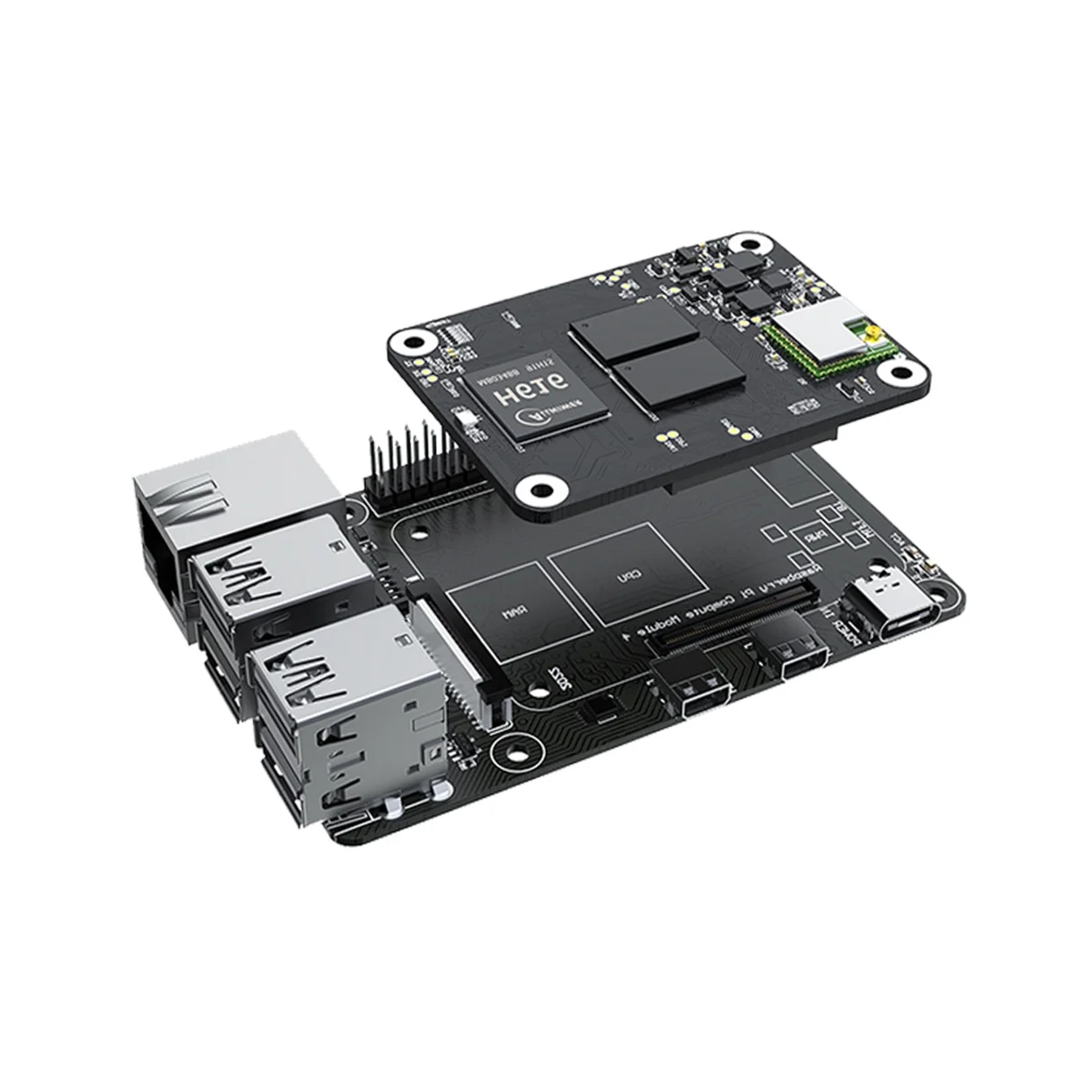 CM4 To Pi4B Adapter Board for Raspberry Pi CM4 Core Board Replace CB1 USB2.0X4+Micro-HDx2+RJ45 PI4B Interface Expansion
CM4 To Pi4B Adapter Board for Raspberry Pi CM4 Core Board Replace CB1 USB2.0X4+Micro-HDx2+RJ45 PI4B Interface Expansion