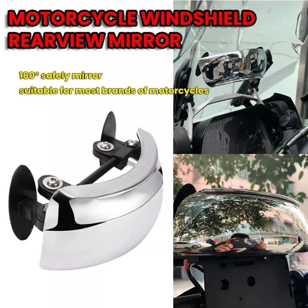Motorcycle Windshield Wide Angle Rearview Mirror 180° Blind Spot Mirror HD Convex Mirror Motorcycle Dirt Bike Modification Acces
Motorcycle Windshield Wide Angle Rearview Mirror 180° Blind Spot Mirror HD Convex Mirror Motorcycle Dirt Bike Modification Acces