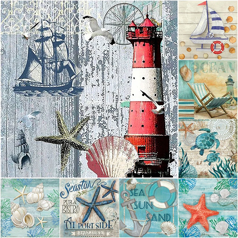 5D DIY Sea Diamond Painting Turtle Starfish Sailboat Full Drill Embroidery Scenery Mosaic Art Picture of Rhinestones Home Decor
5D DIY Sea Diamond Painting Turtle Starfish Sailboat Full Drill Embroidery Scenery Mosaic Art Picture of Rhinestones Home Decor