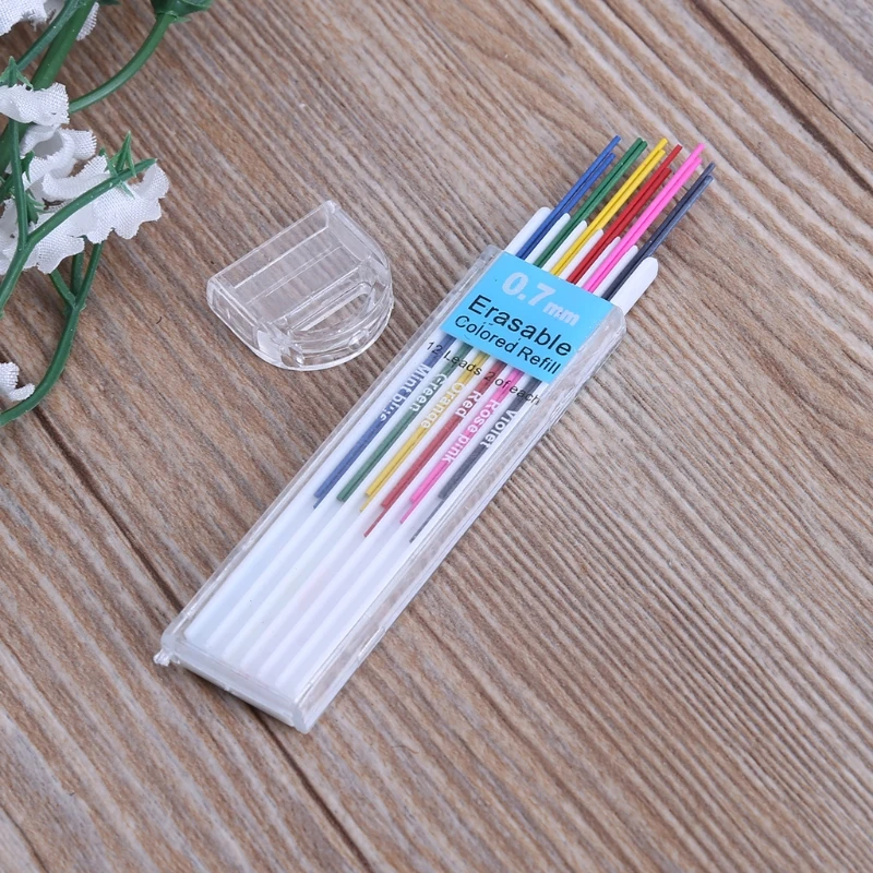 57EC 1 Box 0.7mm Colored Mechanical Pencil Refill Lead Erasable Student Stationary
57EC 1 Box 0.7mm Colored Mechanical Pencil Refill Lead Erasable Student Stationary