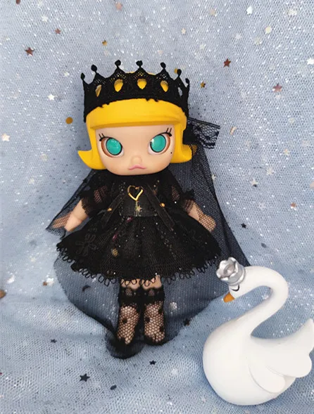 Кукла Ob11 Bjd, королева черного лебедя, темное черное Сетчатое платье, юбка, игрушка, одежда
Кукла Ob11 Bjd, королева черного лебедя, темное черное Сетчатое платье, юбка, игрушка, одежда
