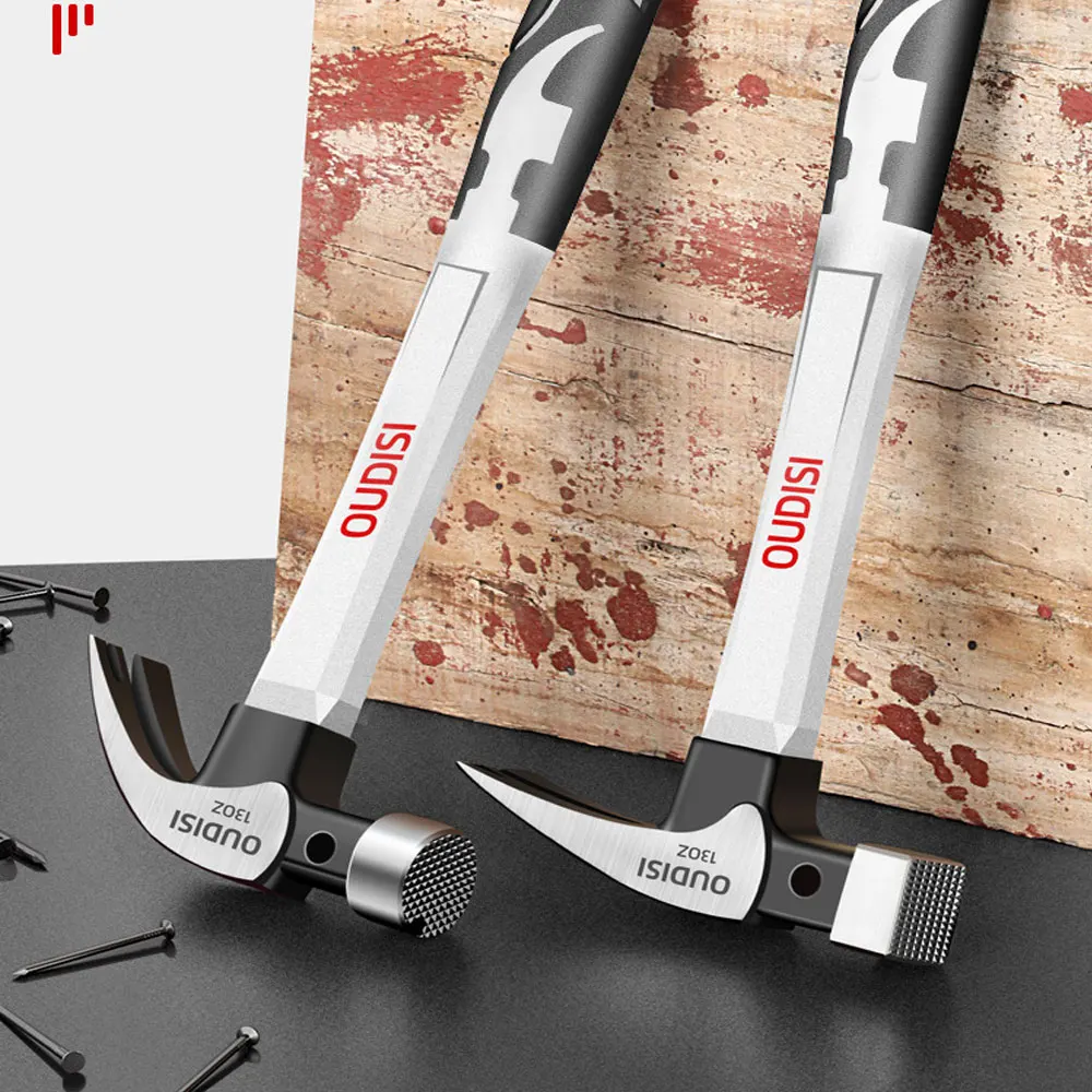 Claw Hammer Nail puller Hammer Steel Woodworking Striking Tools Multifunctional High Carbon Steel Nail Pulling and Hammering
Claw Hammer Nail puller Hammer Steel Woodworking Striking Tools Multifunctional High Carbon Steel Nail Pulling and Hammering