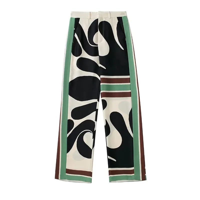 Yahan Za 2022 Spring/Summer Women's New Printed Wide Tube Fashion Temperament Urban Casual Commuter Pants
Yahan Za 2022 Spring/Summer Women's New Printed Wide Tube Fashion Temperament Urban Casual Commuter Pants