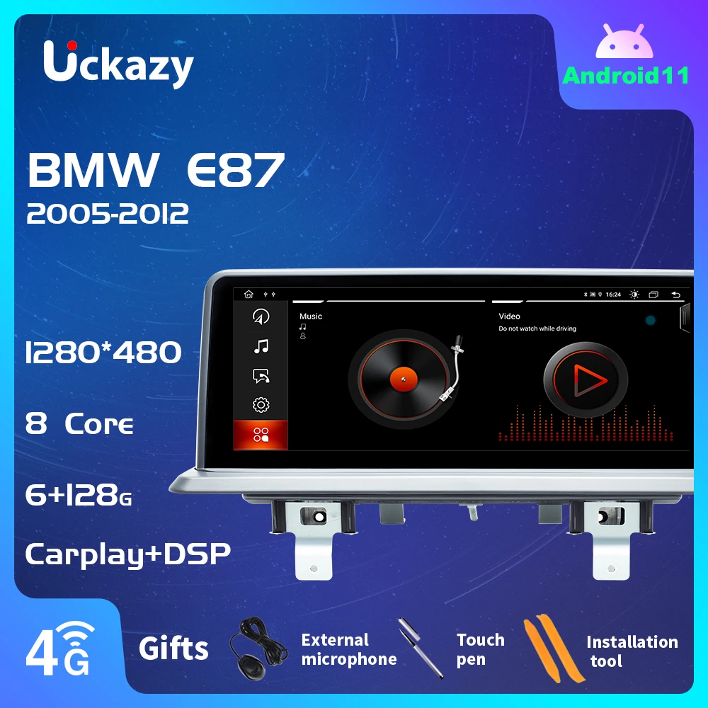 6GB Android 11 Car Radio For BMW 1 Series 120i E81 E82 E87 E88 CCC CIC NET Multimedia Head unit Stereo GPS Navigation Audio 4G
6GB Android 11 Car Radio For BMW 1 Series 120i E81 E82 E87 E88 CCC CIC NET Multimedia Head unit Stereo GPS Navigation Audio 4G