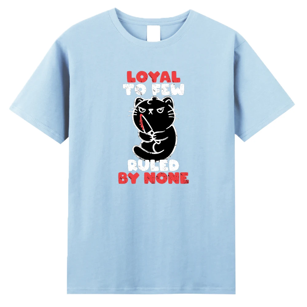 Loyal To Few Ruled By None Cat Men T-Shirts Fashion Harajuku Tee Shirts Summer Cotton Tee Shirts Hip Hop Cool Anime Mens Tops
Loyal To Few Ruled By None Cat Men T-Shirts Fashion Harajuku Tee Shirts Summer Cotton Tee Shirts Hip Hop Cool Anime Mens Tops