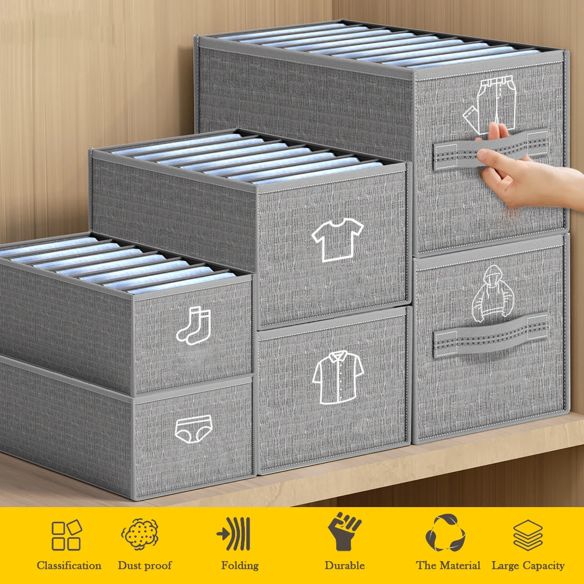 Clothes Storage Organizer Cabinets Drawers Separator For Bedroom Drawers Storage Box Wardrobe Organizer For Socks Underwear 
Clothes Storage Organizer Cabinets Drawers Separator For Bedroom Drawers Storage Box Wardrobe Organizer For Socks Underwear