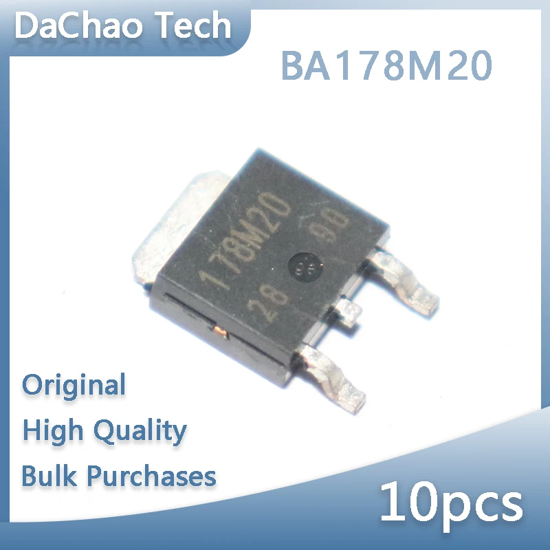 10pcs BA178M20 178M20 20V 500mA ROHM Three Terminal Regulator Transistor TO-252 Original New
10pcs BA178M20 178M20 20V 500mA ROHM Three Terminal Regulator Transistor TO-252 Original New