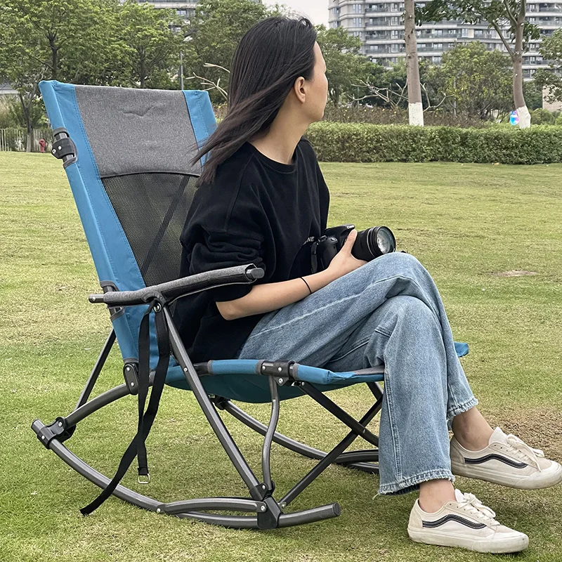 Outdoor Camping Rocking Chair Portable Folding Sitting and Lying Leisure Chair Car Outdoor Multifunctional Lunch Break Chair
Outdoor Camping Rocking Chair Portable Folding Sitting and Lying Leisure Chair Car Outdoor Multifunctional Lunch Break Chair