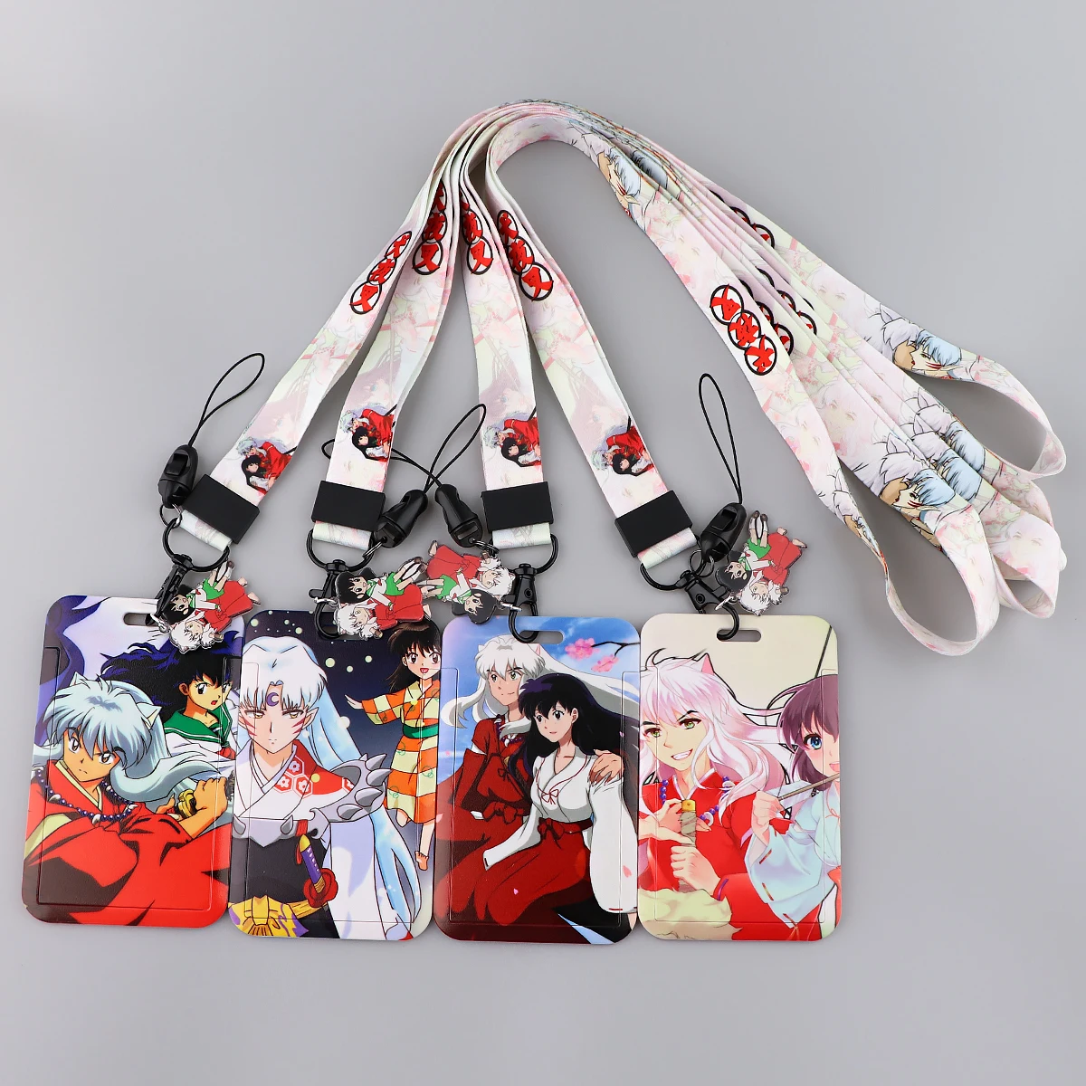 Japanese Anime InuYasha Lanyards Keys Chain ID Credit Card Cover Pass Mobile Phone Charm Neck Straps Badge Holder Gifts
Japanese Anime InuYasha Lanyards Keys Chain ID Credit Card Cover Pass Mobile Phone Charm Neck Straps Badge Holder Gifts