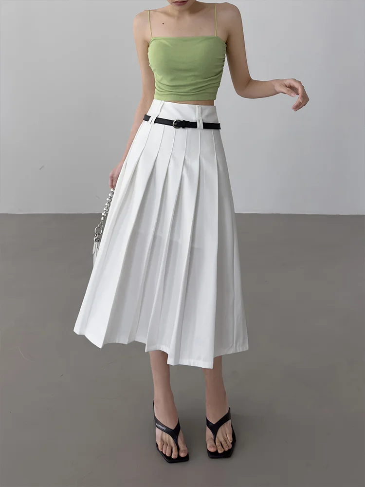 High Style TVVOVVIN British Waist Pleated Skirt 2023 Spring New Half length Skirt with Belt Half length Skirt for Women 8DGK
High Style TVVOVVIN British Waist Pleated Skirt 2023 Spring New Half length Skirt with Belt Half length Skirt for Women 8DGK