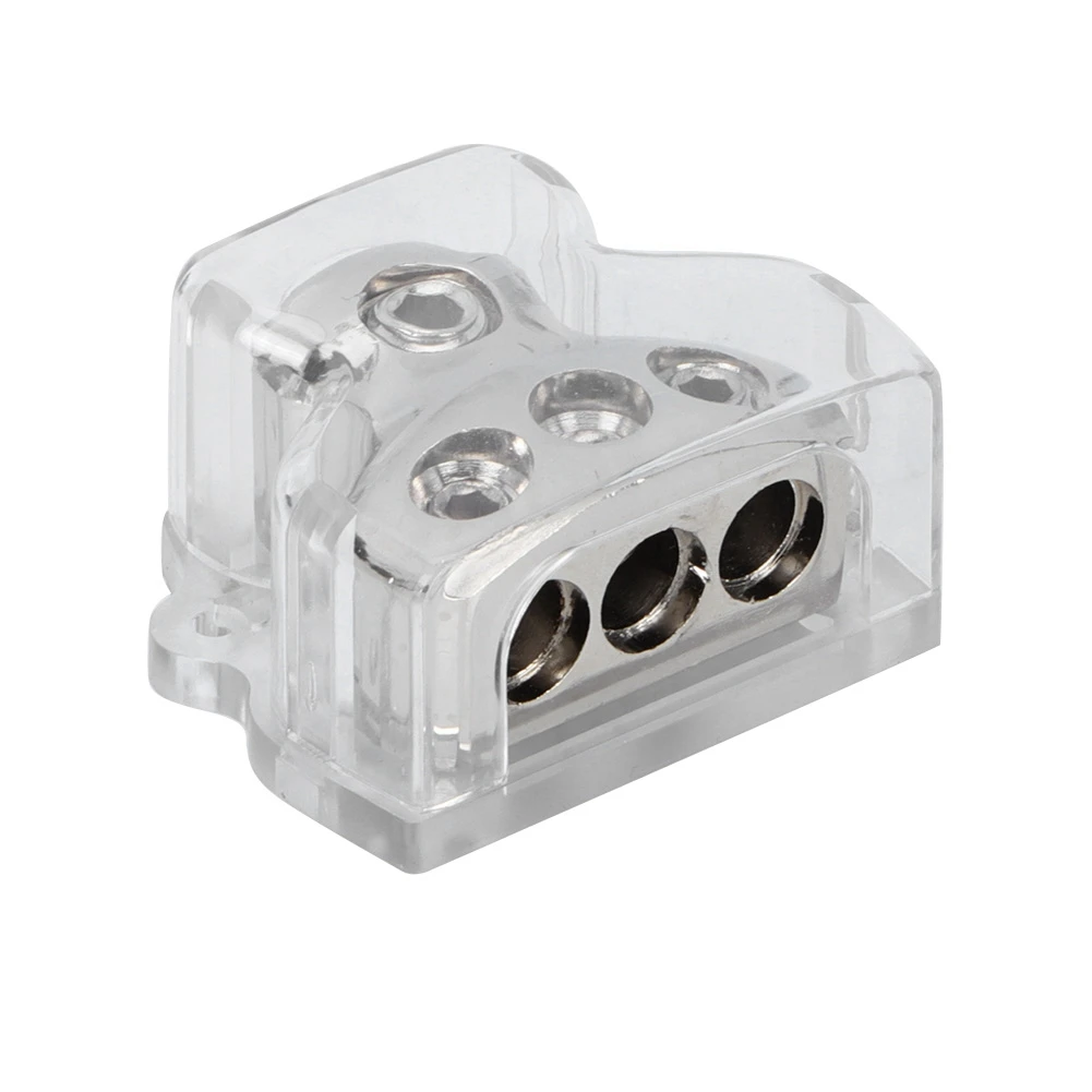 Nickel Plated Power Ground Distribution Block 1 In 3 Out Car Audio Stereo Modification Parts
Nickel Plated Power Ground Distribution Block 1 In 3 Out Car Audio Stereo Modification Parts