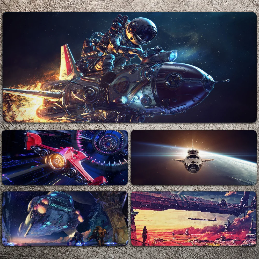 Spaceship Mousepad Large Gaming Mouse Pad LockEdge Thickened Computer Keyboard Table Desk Mat
Spaceship Mousepad Large Gaming Mouse Pad LockEdge Thickened Computer Keyboard Table Desk Mat