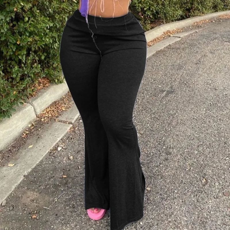 Autumn and Winter 2023 Fashion Women's New Elastic Band Sexy Solid Color Split Casual Wide-leg Pants Vintage Streetwear
Autumn and Winter 2023 Fashion Women's New Elastic Band Sexy Solid Color Split Casual Wide-leg Pants Vintage Streetwear
