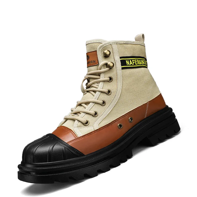 Autumn Winter New Designer Canvas Ankle Boots for Men Fashion Casual Color Match Platform Shoes Male Increase Botines Hombre
Autumn Winter New Designer Canvas Ankle Boots for Men Fashion Casual Color Match Platform Shoes Male Increase Botines Hombre