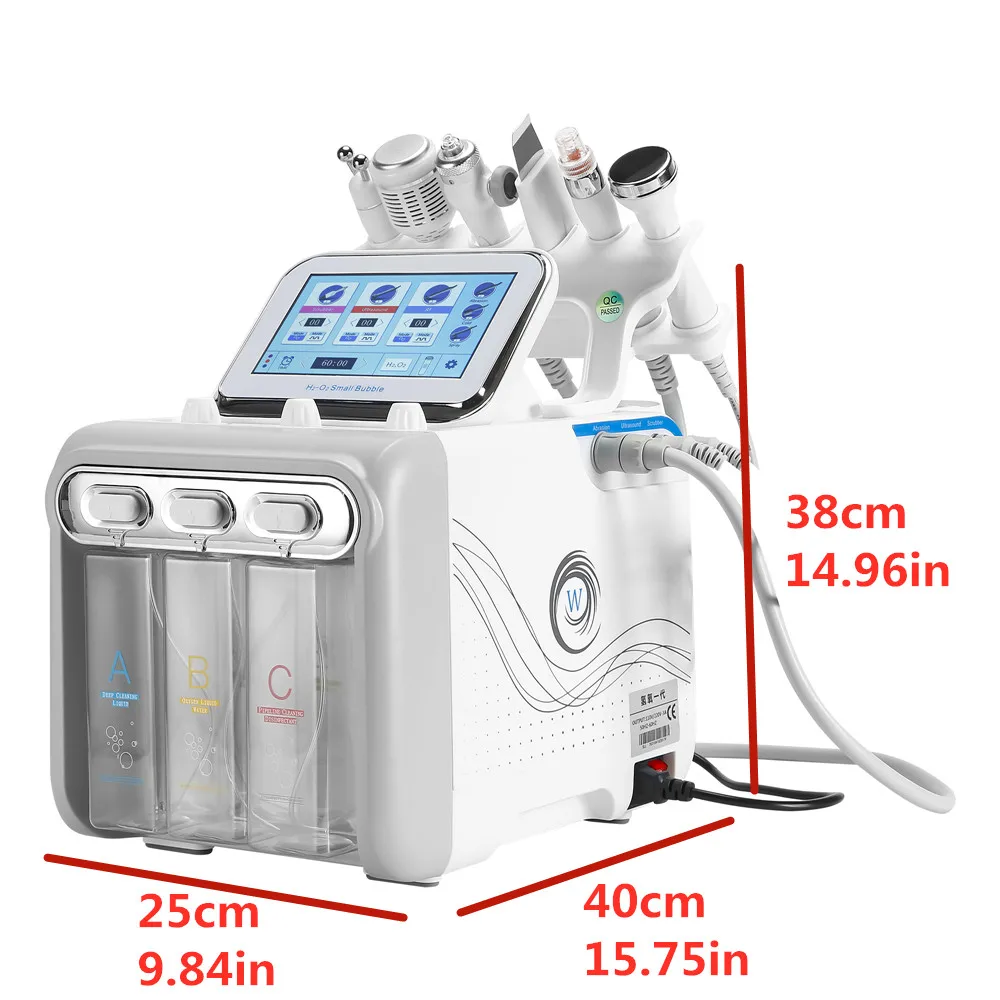 6 в 1, Многофункциональный косметический инструмент с кислородными пузырьками 
6 в 1, Многофункциональный косметический инструмент с кислородными пузырьками