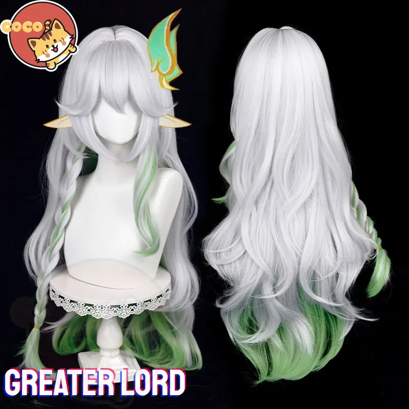 CoCos Game Genshin Impact Greater Lord Cosplay Wig Game Cos Genshin Impact Rukkhadevata Cosplay God of Wisdom Cosplay White Hair
CoCos Game Genshin Impact Greater Lord Cosplay Wig Game Cos Genshin Impact Rukkhadevata Cosplay God of Wisdom Cosplay White Hair