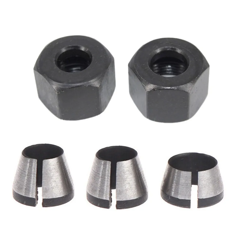 0.24/0.25/0.31inch Carbon Steel Collet Chuck Adapter With Nut Engraving Trimming Machine Wood Router Woodworking Tools
0.24/0.25/0.31inch Carbon Steel Collet Chuck Adapter With Nut Engraving Trimming Machine Wood Router Woodworking Tools
