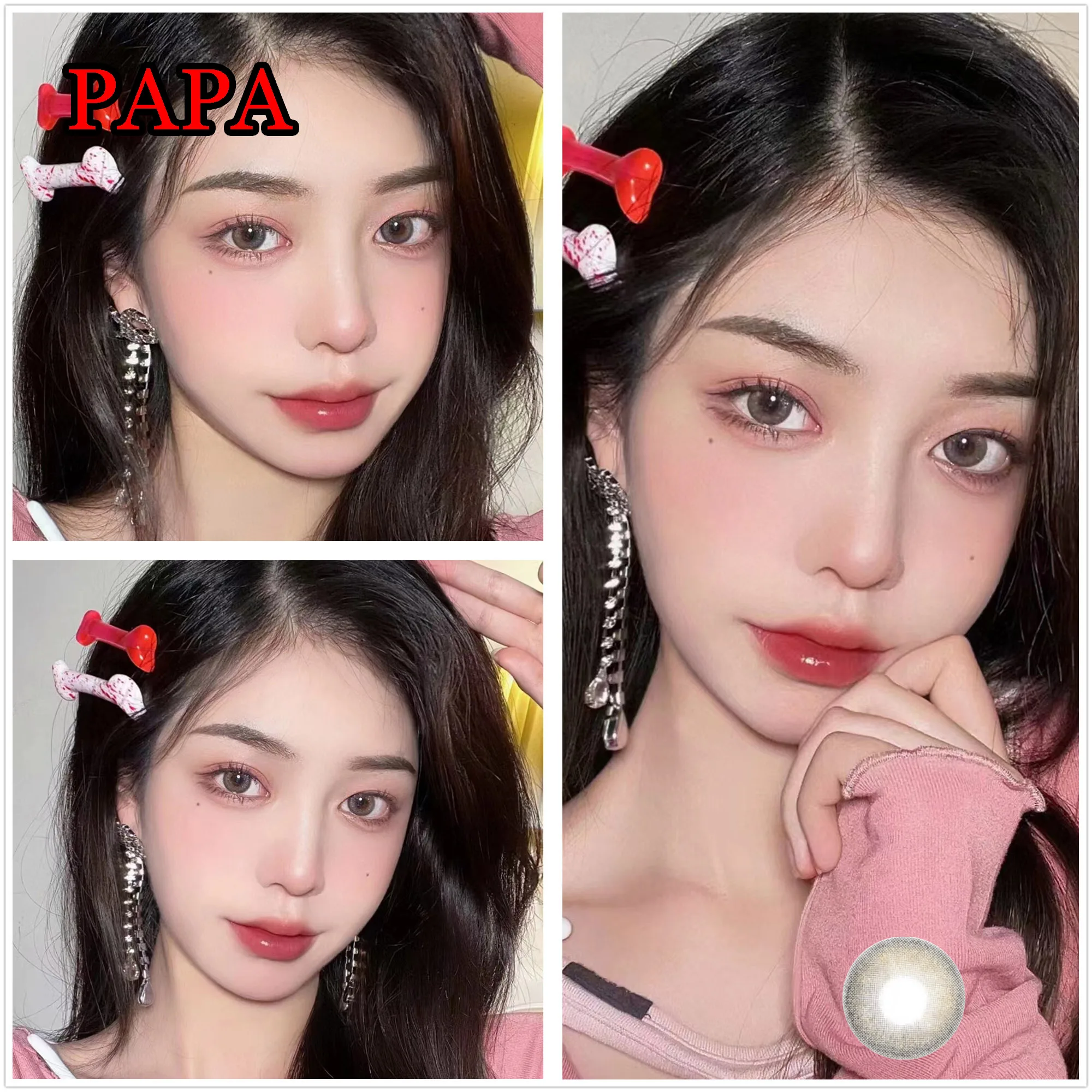 ColorEyes 14.00mm Eye Black Contacts Lenses Anime Glasses with Power Accessories lentes de contacto Papa
ColorEyes 14.00mm Eye Black Contacts Lenses Anime Glasses with Power Accessories lentes de contacto Papa