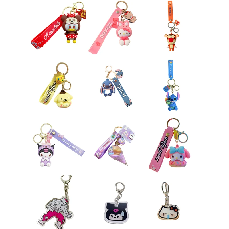 Sanrios Kitty Cat Stella Lou Stitch Mickey Anime Kawaii Creative 3D Stereoscopic Figures Bags Charms Keychains Accessories Gifts
Sanrios Kitty Cat Stella Lou Stitch Mickey Anime Kawaii Creative 3D Stereoscopic Figures Bags Charms Keychains Accessories Gifts