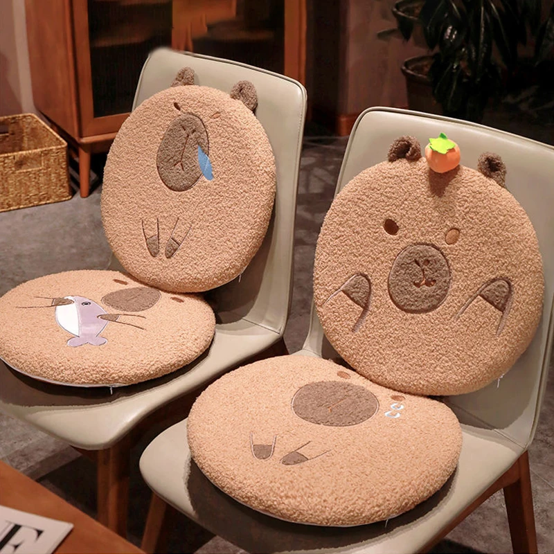 Capybara Cushion Cartoon Cute Animal Round Seat Pad Tatami Seat Cushion Bay Window Pillow for Living Room Bedroom Automobile
Capybara Cushion Cartoon Cute Animal Round Seat Pad Tatami Seat Cushion Bay Window Pillow for Living Room Bedroom Automobile