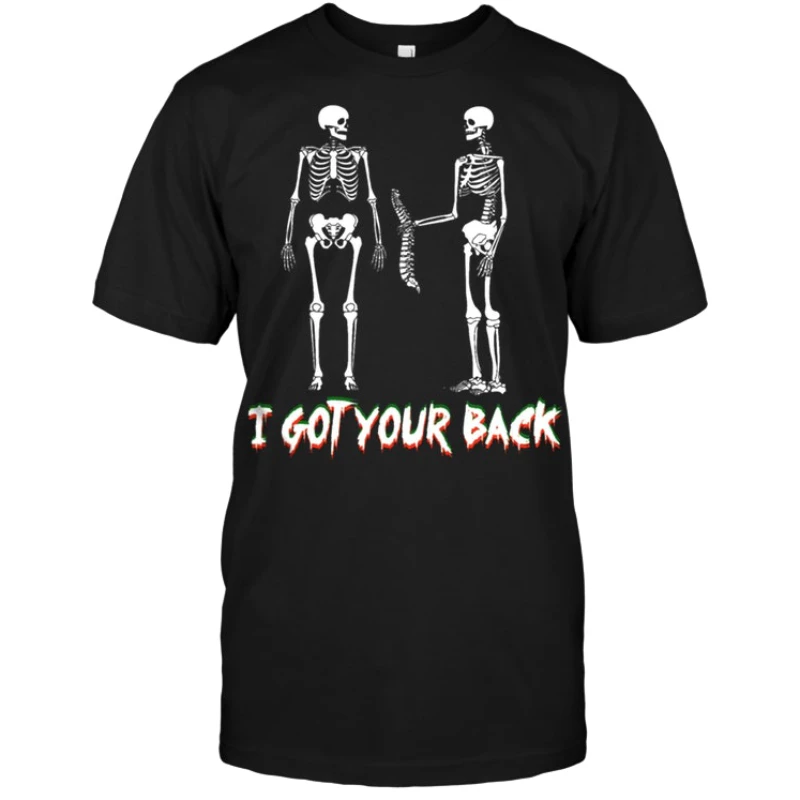 I Got Your Back. Funny Skeleton Halloween Mens T-Shirt. Summer Cotton Short Sleeve O-Neck Unisex T Shirt New S-3XL
I Got Your Back. Funny Skeleton Halloween Mens T-Shirt. Summer Cotton Short Sleeve O-Neck Unisex T Shirt New S-3XL