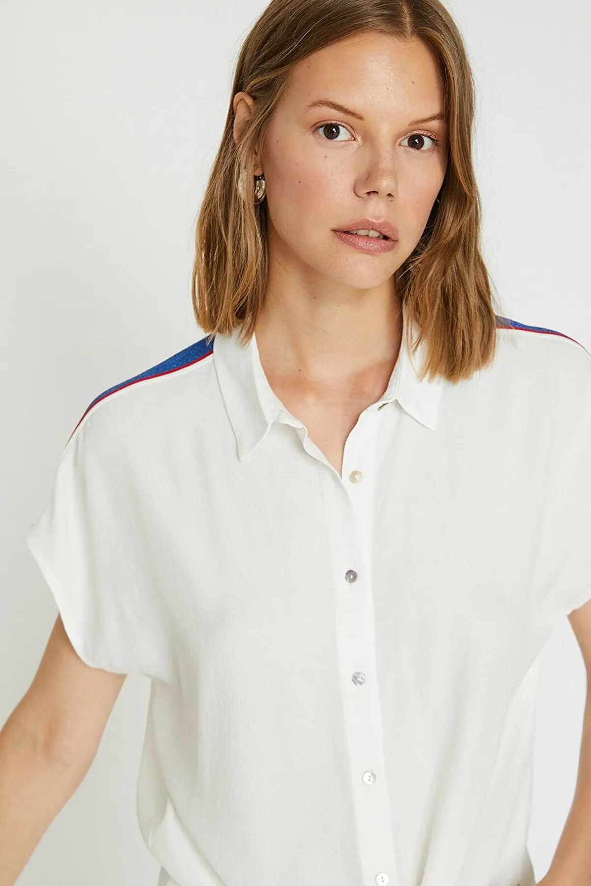 Woman White Shoulder detail women's Shirts Summer women's Shirts Fashion women's Blouses 31716736
Woman White Shoulder detail women's Shirts Summer women's Shirts Fashion women's Blouses 31716736